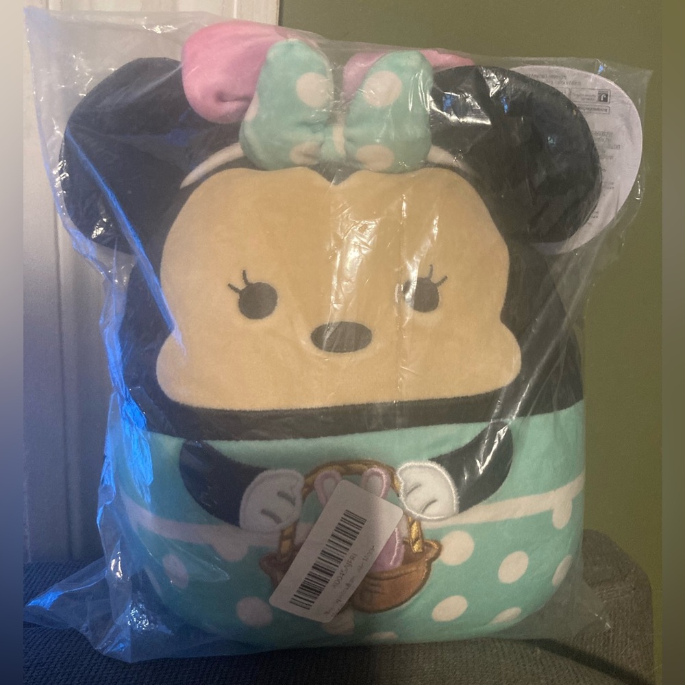 Squishmallows Spring Easter Minnie Mouse Disney 8” Stuffed Animal Plush NWT